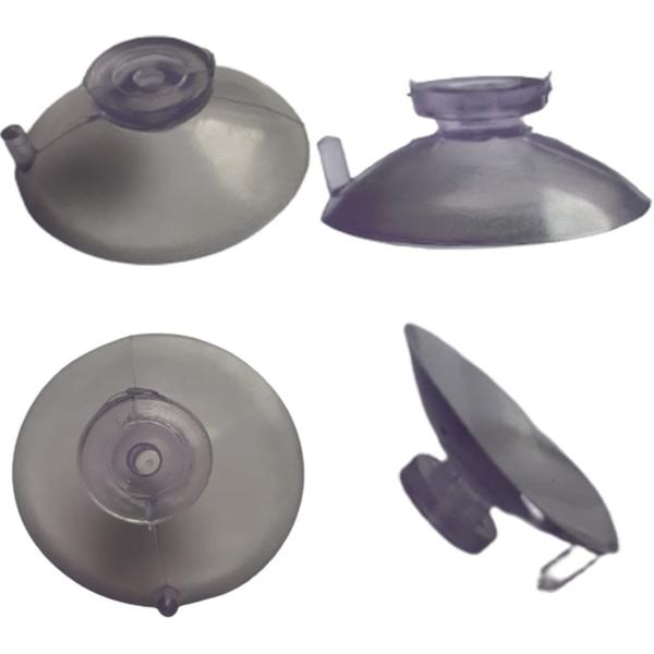 100 Ventosa 4 cm Cabeça Botão De Silicone Vidro Acrílico Pvc - H Plásticos Imagem de 100 Ventosa 4 cm Cabeça Botão De Silicone Vidro Acrílico Pvc