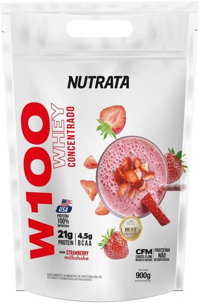 Imagem de 100% Whey 900g - W100 Concentrado Nutrata