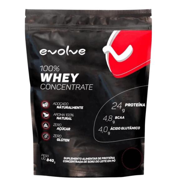 Imagem de 100% whey concentrado 840g Evolve