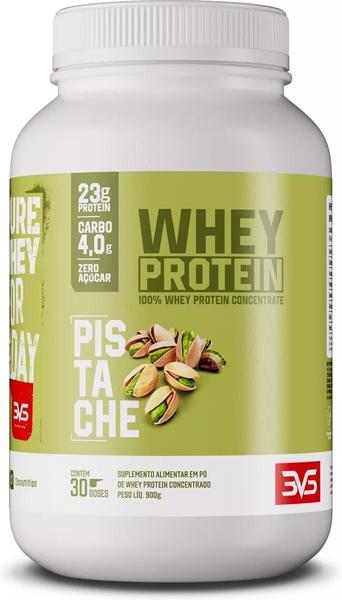 100% Whey Concentrate (900g) - Pistache - 3VS Imagem de 100% Whey Concentrate (900g) - Pistache