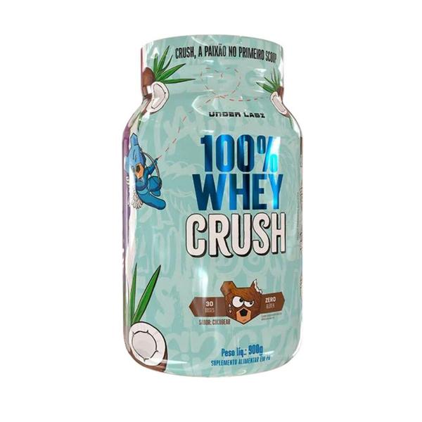 Imagem de 100% Whey Crush Concentrada Pote 900g Under Labz