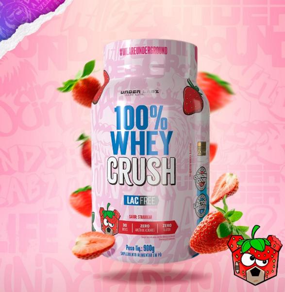 Imagem de 100% Whey Crush Zero Lactose Lacfree 900g - Under Labz