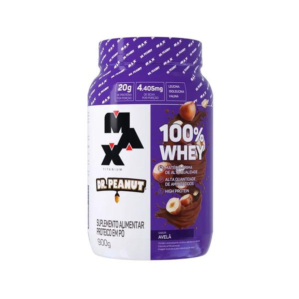 Imagem de 100% Whey Dr. Peanut 900g - Max Titanium