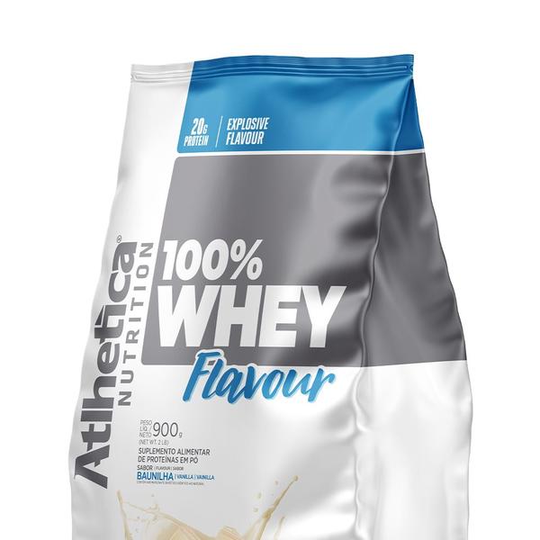 Imagem de 100% Whey Flavour Atlhetica (900g) Baunilha