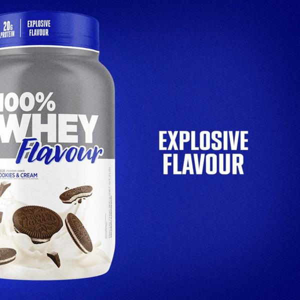 Imagem de 100% Whey Flavour Cookies&Cream 900g