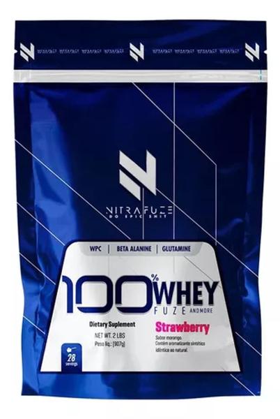 Imagem de 100% Whey Fuze 907g Refil - Nitra Fuze - Rende 28 Doses