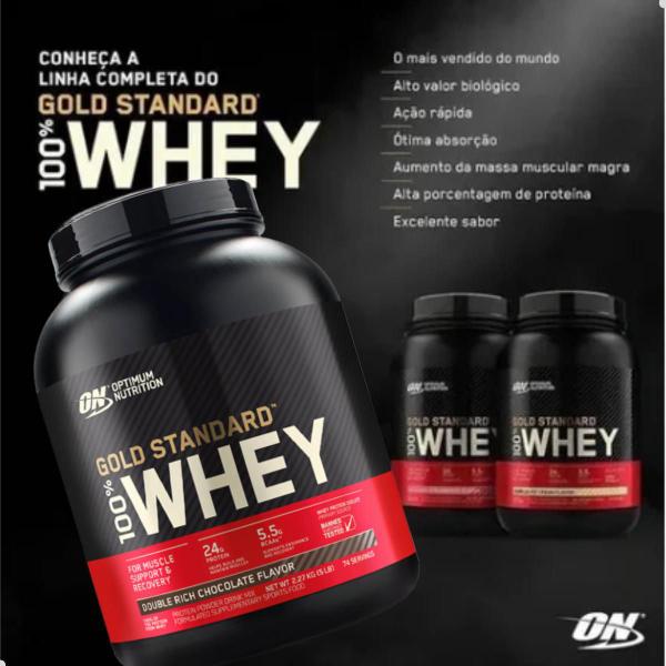 Imagem de 100% Whey Gold Protein Standard New 2,27Kg 5 LBS Optimum Nutrition