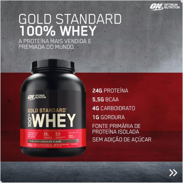 Imagem de 100% Whey Gold Protein Standard New 2,27Kg 5 LBS Optimum Nutrition