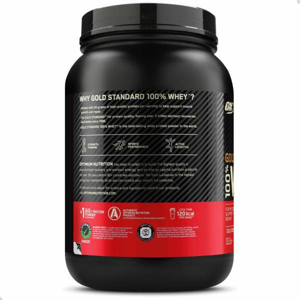 100% Whey Gold Protein Standard New 907g 2 LBS Optimum Nutrition Imagem de 100% Whey Gold Protein Standard New 907g 2 LBS Optimum Nutrition
