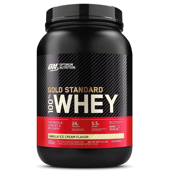 Imagem de 100% Whey Gold Standard 907g Baunilha - Optimum Nutrition