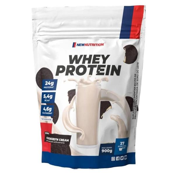 Imagem de 100% Whey Protein 900g New Nutrition