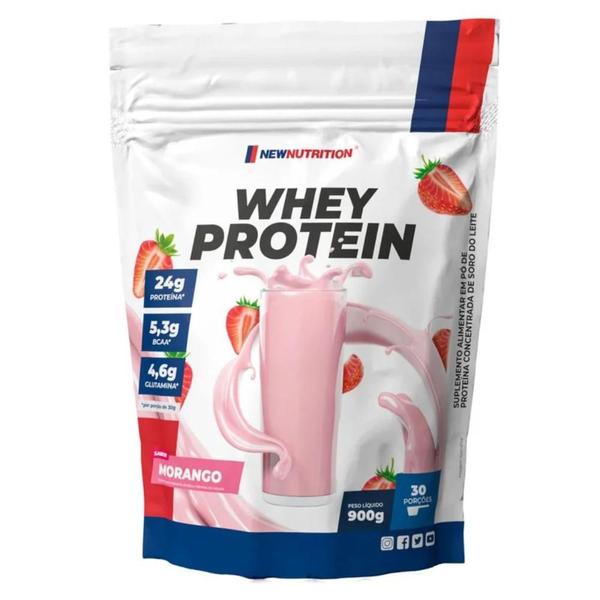 Imagem de 100% Whey Protein 900g New Nutrition