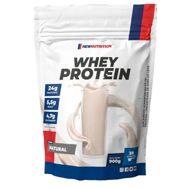 Imagem de 100% Whey Protein 900g New Nutrition