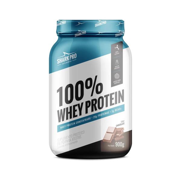 Imagem de 100% Whey Protein (900g) Shark Pro - Chocolate