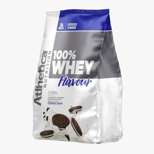 Imagem de 100% Whey Protein Flavour 900g Refil - Atlhetica Nutrition 