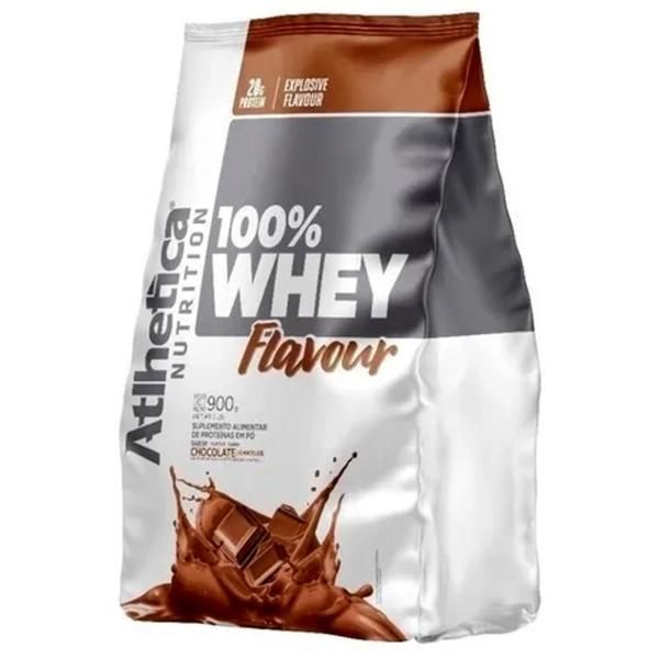 Imagem de 100% Whey Protein Flavour 900g Refil Atlhetica Nutrition