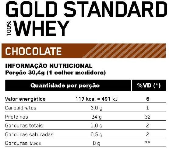 Imagem de 100% Whey Protein Gold Standard (907g) - Sabor: Double Rich Chocolate