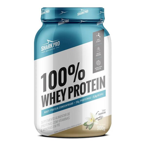 Imagem de 100% Whey Protein Pote 900g - Shark Pro