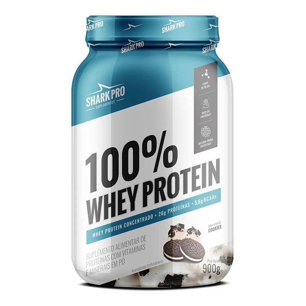 Imagem de 100% Whey Protein Pote 900g - Shark Pro