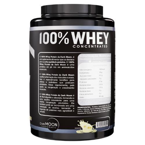 Imagem de 100% Whey Protein Sabor Baunilha Pote 1Kg - Darkmoon