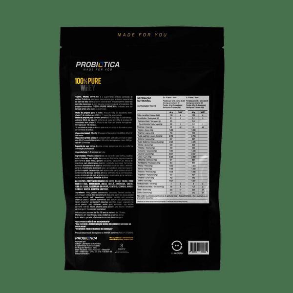 100% Whey Pure Refil - 900g - Probiótica Imagem de 100% Whey Pure Refil - 900g - Probiótica