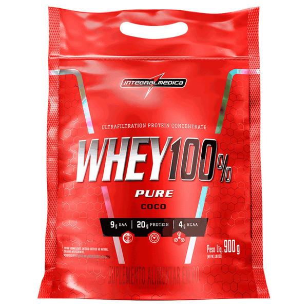 Imagem de 100% whey refil 907g - integralmedica