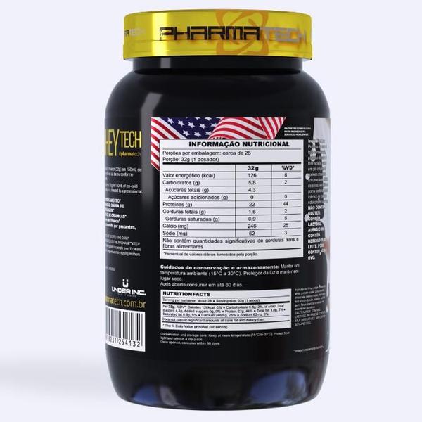 Imagem de 100% Whey Tech - Chocolate Brownie - 900g - Pharmatech Labz