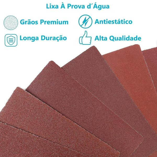100 X Lixas Dágua 28X23Cm Desbaste Seco Úmida Massa Parede - Kaqi Imagem de 100 X Lixas Dágua 28X23Cm Desbaste Seco Úmida Massa Parede