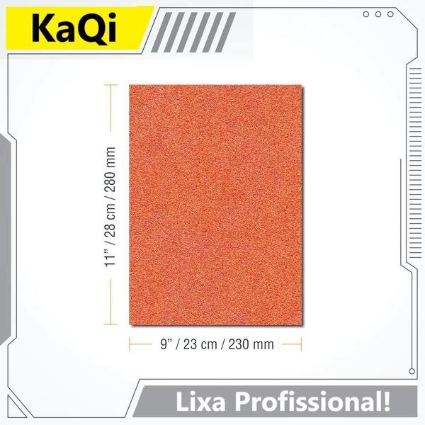 100 X Lixas Dágua 28X23Cm Desbaste Seco Úmida Massa Parede - Kaqi Imagem de 100 X Lixas Dágua 28X23Cm Desbaste Seco Úmida Massa Parede