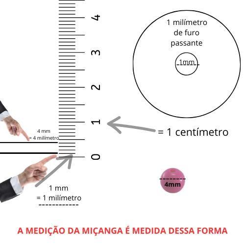 Imagem de 1000 Mil pçs 4MM da linda miçanga bola lisa dourada ideal para bijuterias e artesanatos em geral