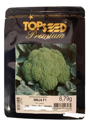 Imagem de 1000 Sementes De Brocolis Hibrido Ninja F1 Topseed Premium