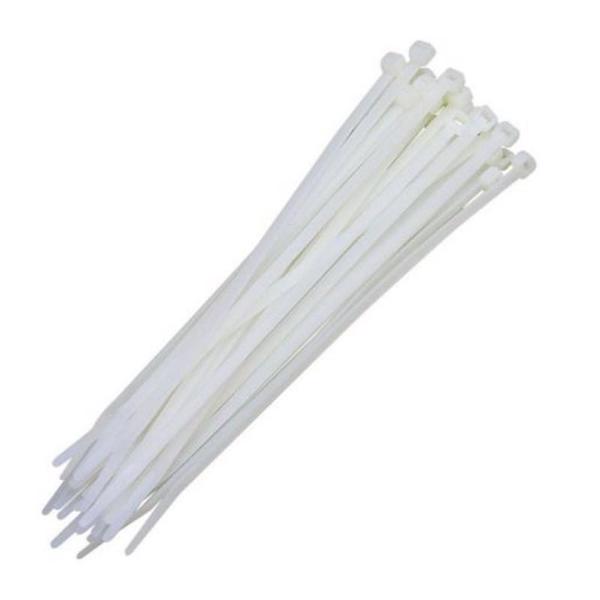 10000 un cinta abraçadeira nylon 100mm x 2,5mm branca - OMEGA Imagem de 10000 un cinta abraçadeira nylon 100mm x 2,5mm branca