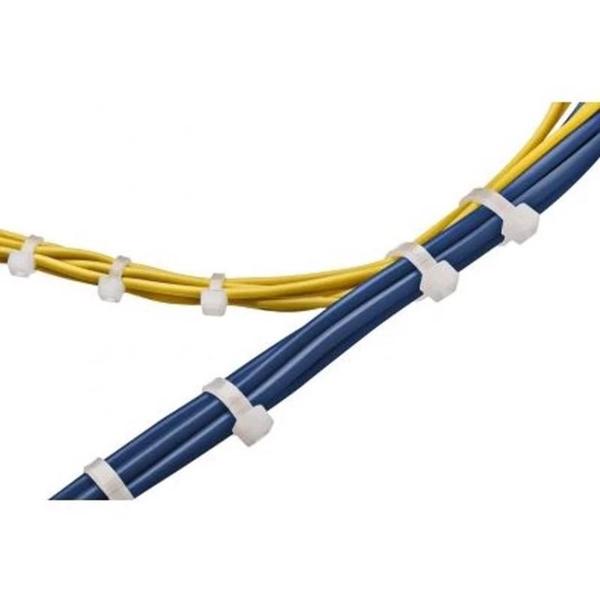 10000 un cinta abraçadeira nylon 100mm x 2,5mm branca - OMEGA Imagem de 10000 un cinta abraçadeira nylon 100mm x 2,5mm branca