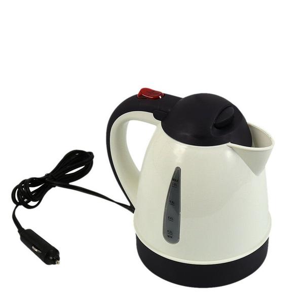 Imagem de 1000ML Hot Kettle Car Portátil Water Heater Auto Travel For The Cafe 304 Inoxidável Aço Grande Capacidade Chaleiras Elétricas