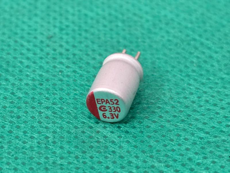 Imagem de 1000x Capacitor Eletrolitico 330uf/6,3v 105 6,3x9mm Solido