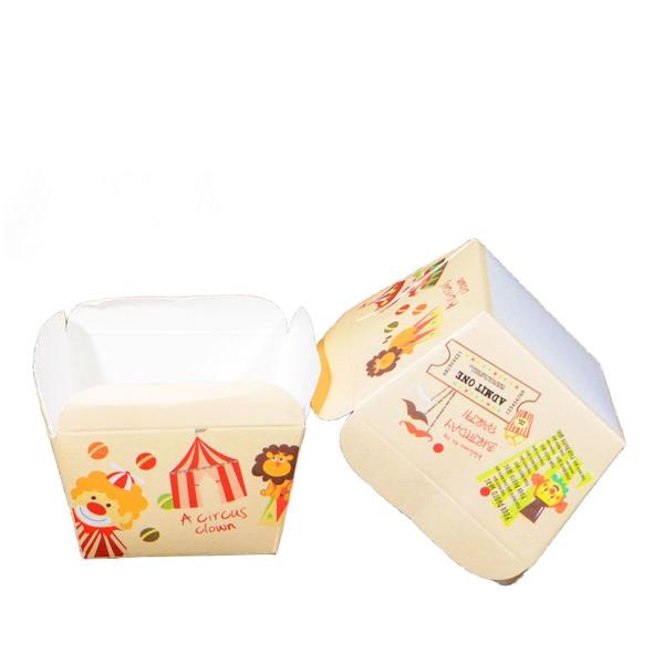 Imagem de 100pcs Hokkaido Chiffon Cake Paper Cup, Praça Espessada