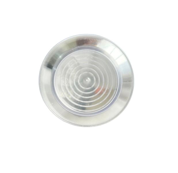 100un Prato Acrílico Resistente 15cm Cristal Transparente - Blook Imagem de 100un Prato Acrílico Resistente 15cm Cristal Transparente