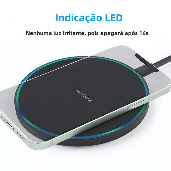 Imagem de 100w Carregador Sem Fio Almofada Doca De Carregamento De Indução Rápida Para Iphone 15 14 13 12 pro