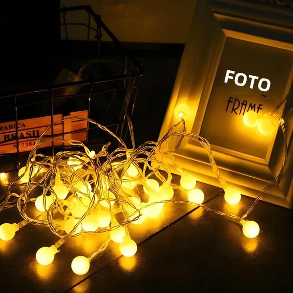 Imagem de 10M LED Luzes De Corda USB Alimentadas Por Bateria Ao Ar Livre Jardim Fada Casamento Decoração De