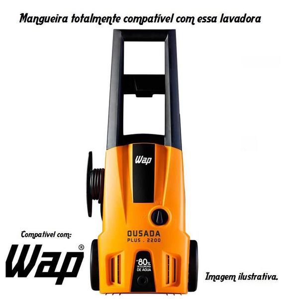 Imagem de 10m Mangueira Desentupidora Wap Ousada Plus 2200 Lavadora Alta Pressão