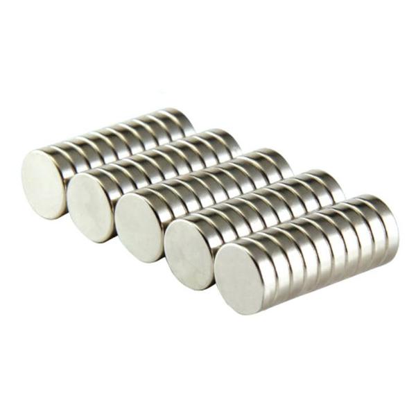 Imagem de 10pcs - Imã De Neodímio 12x3 Pastilha 12mm X 3mm - N35