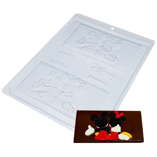 Imagem de 10Un Formas Acetato Mickey E Minnie Abraçados Chocolate Bwb