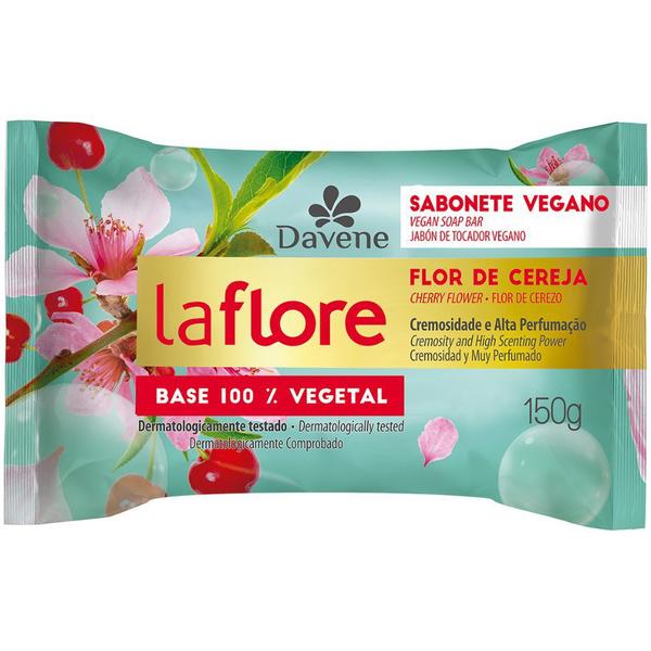 Imagem de 10UN La Flore Sabonete Barra Vegetal 150g Davene