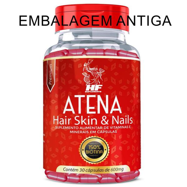 Imagem de 10x ATENA HAIR SKIN NAILS HF SUPLEMENTOS 30 CAPS