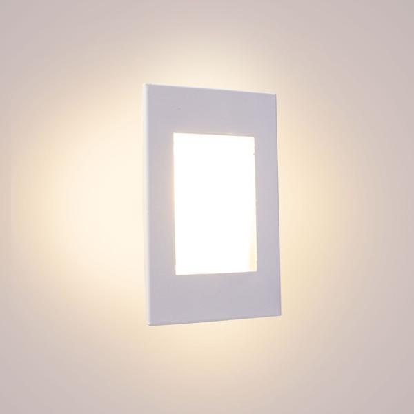 Imagem de 10x Balizador Embutir Caixa 4x2 Branco + LED G9 5W Branco Quente Parede Escada St1314