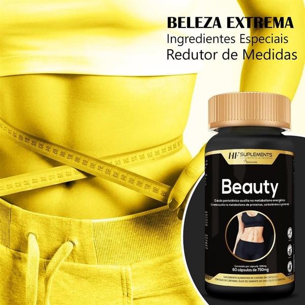 Imagem de 10x beauty cartamo uva e girassol 750mg 60caps hf suplements