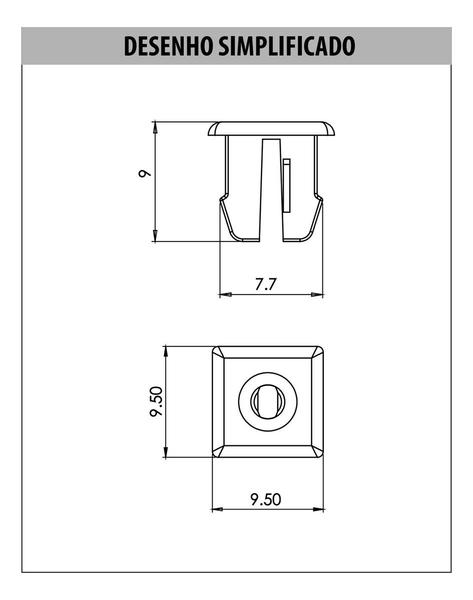 Imagem de 10x Bucha Proteção Lateral Do Motor Mobi Punto Uno Novo - P79b