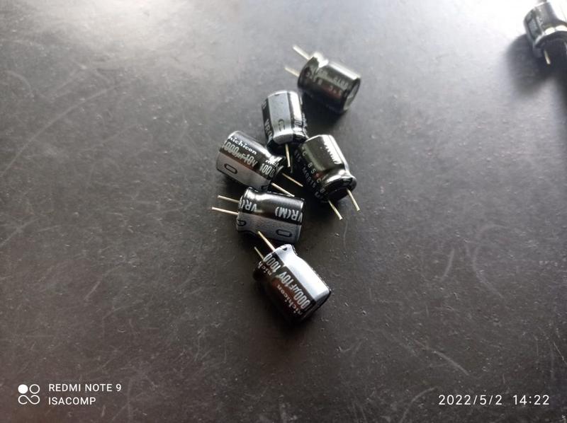 Imagem de 10x Capacitor Eletrolítico 1000uf/10v 85 10x13mm Nichicon