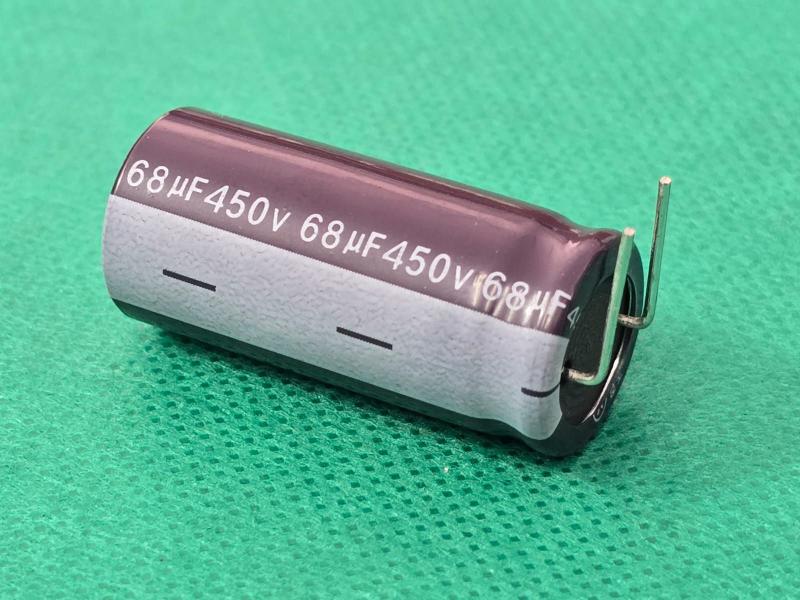 Imagem de 10x Capacitor Eletrolitico 68uf/450v 105 16x36mm Lelon