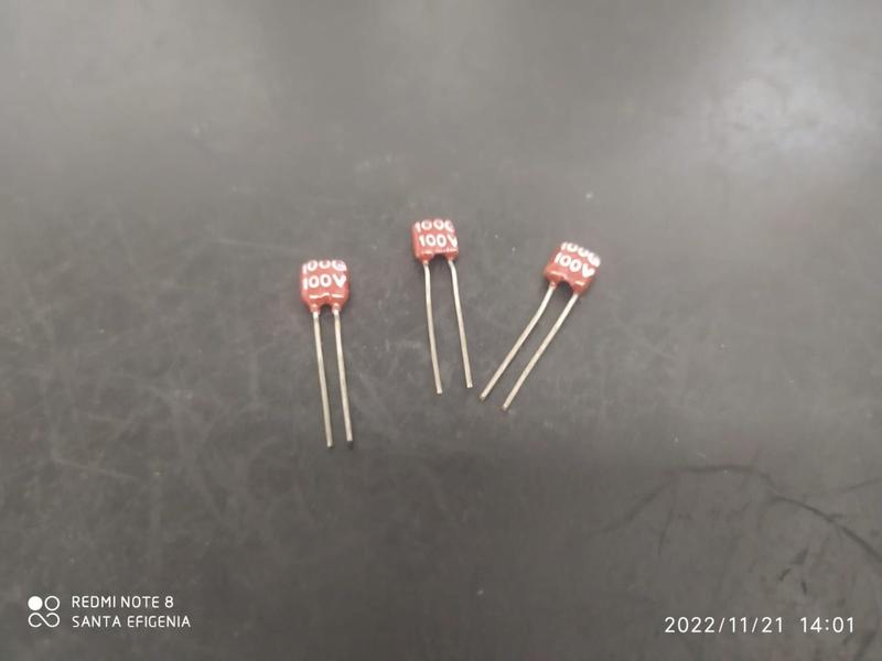 Imagem de 10x Capacitor Mica Prata 100pf/100v 2% Cm00 Icl